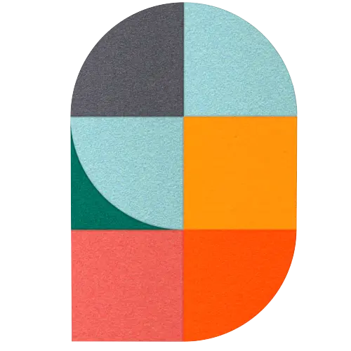 Acoustic Wall Art Panels FAN 1 energy swatch on white background Decormania UK